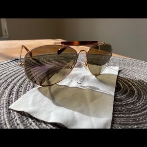Authentic Celine Aviator sunglasses CL 41490